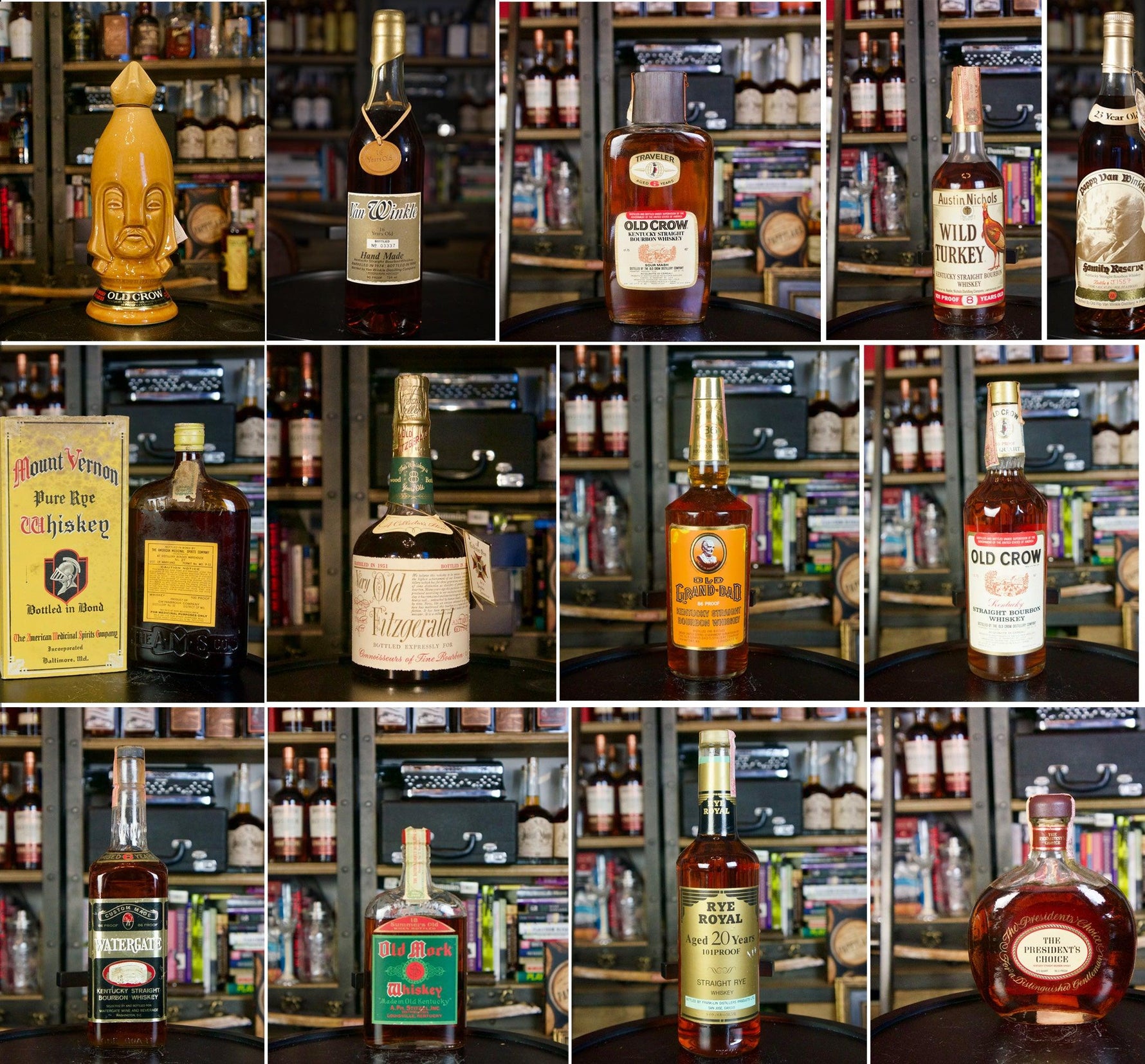 Celebrate Bourbon Heritage Month with Vintage Whiskeys