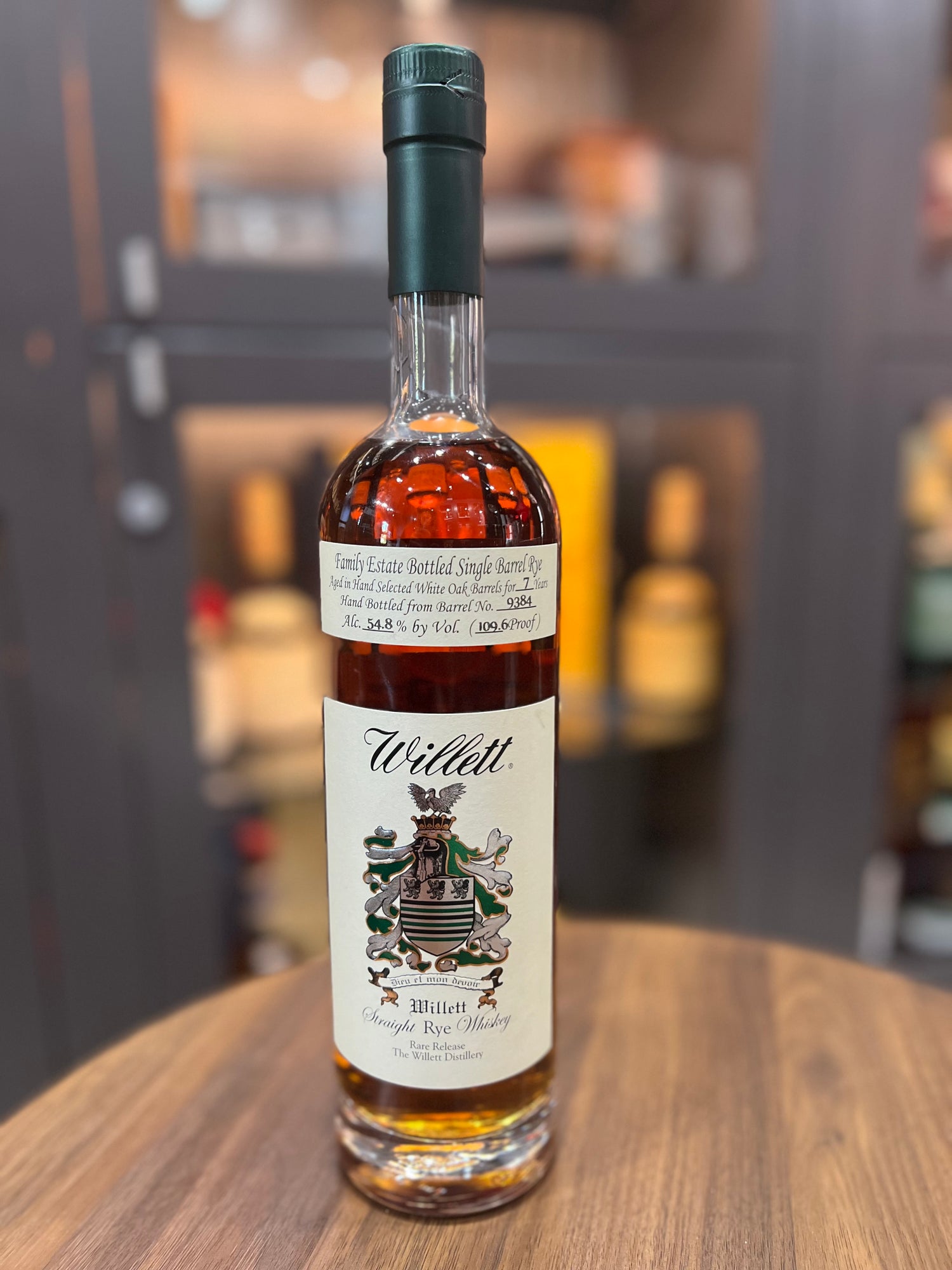 Willett Family Estate - 7 Year Rye "From Bardstown with Love" - 109.6pf