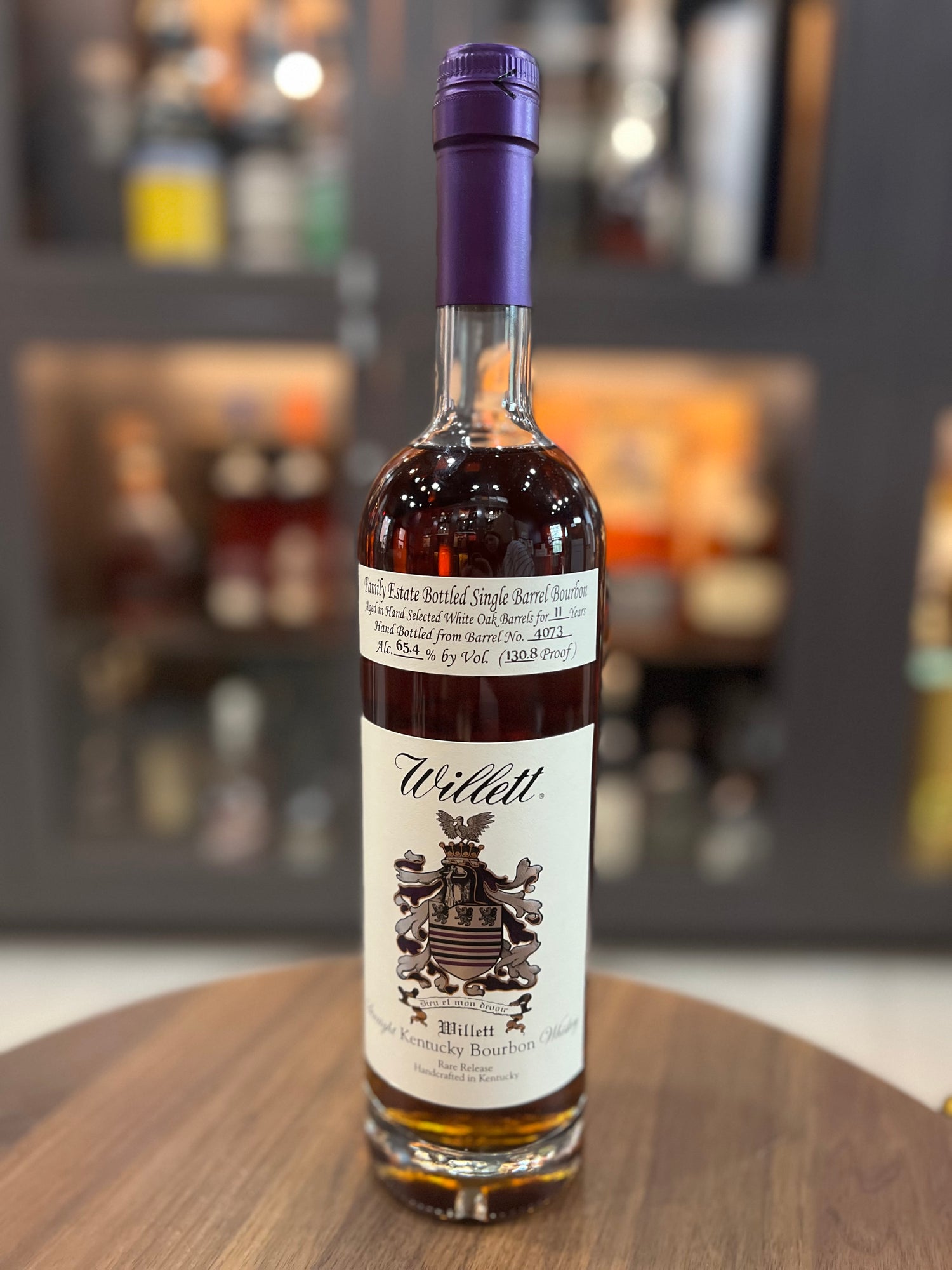 Willett Family Estate "Purple Top" 11 Year Bourbon ("Backdoor Slider")