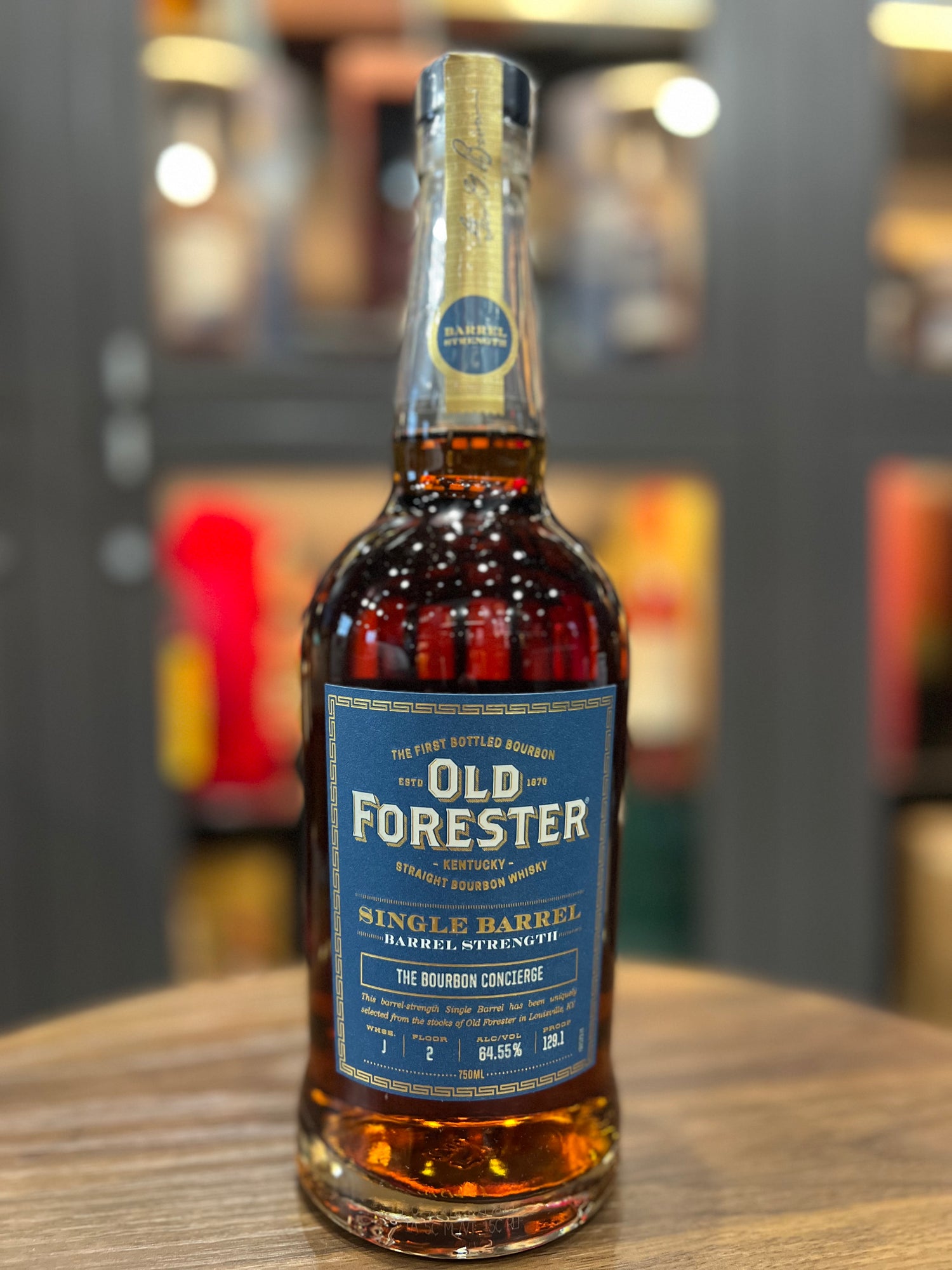 Old Forester Single Barrel Barrel Strength Bourbon The Bourbon Concierge Single Barrel Selecton