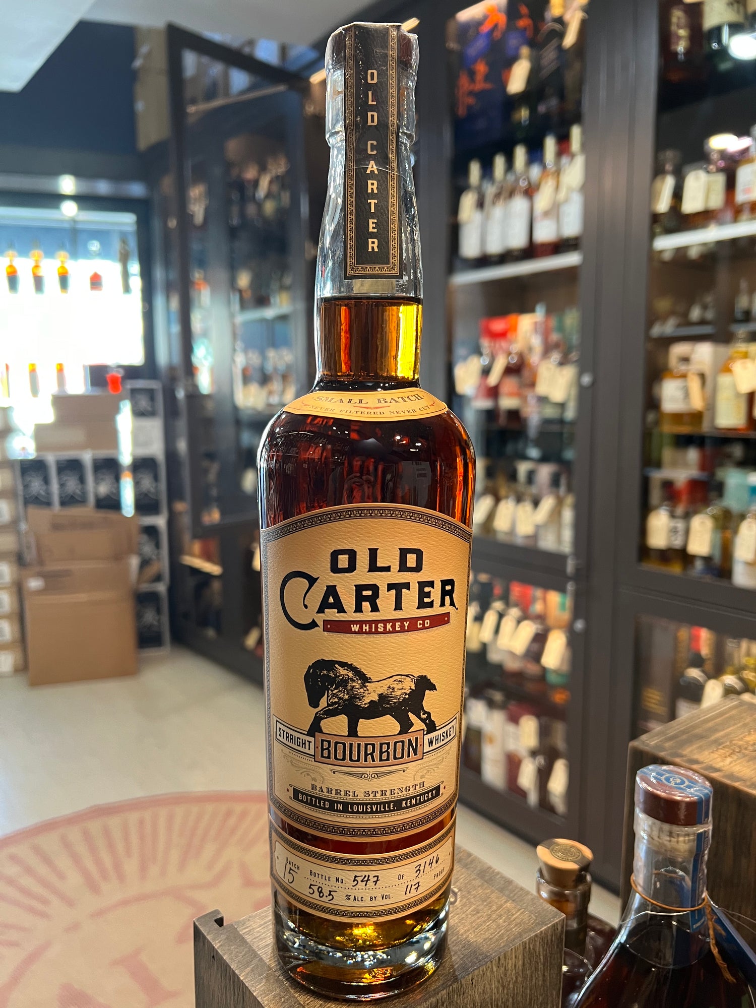 Old Carter Small Batch Straight American Bourbon Batch 15 - 117pf