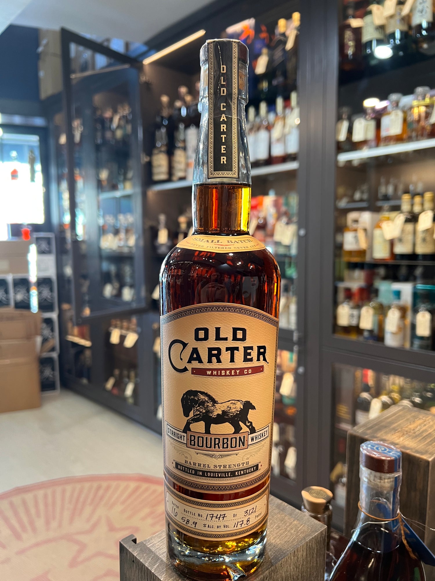 Old Carter Small Batch Straight American Bourbon Batch 16 - 117.8 pf