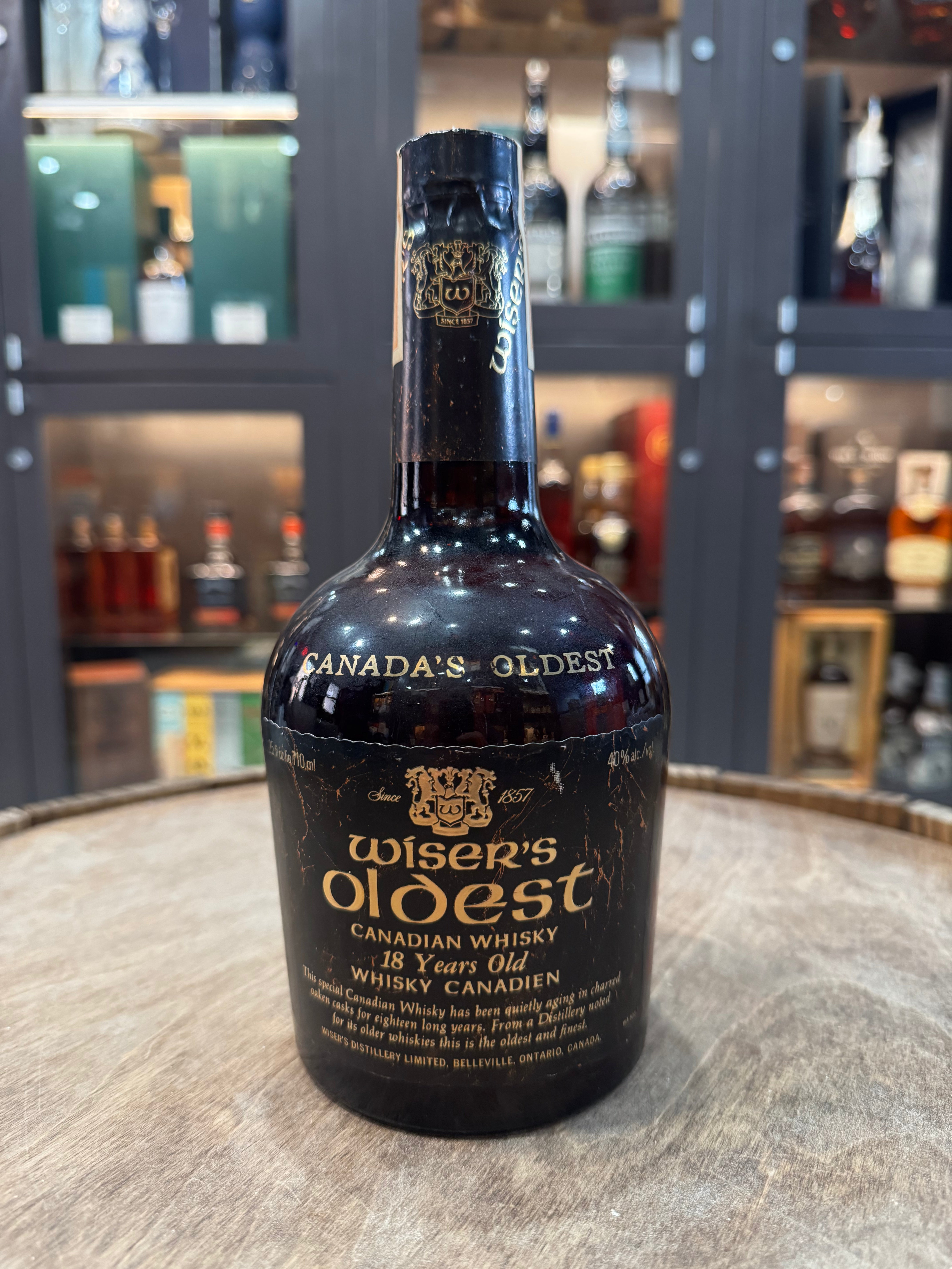 WISER'S OLDEST カナディアンウイスキー Wiser's Oldest 18 Year Old Canadian Whisky (1958) – The Bourbon