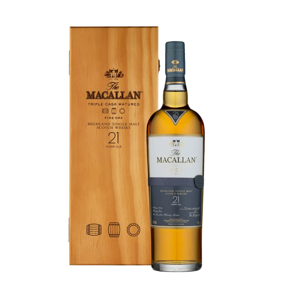 Macallan Fine Oak Scotch Single Malt 21 Year – The Bourbon Concierge