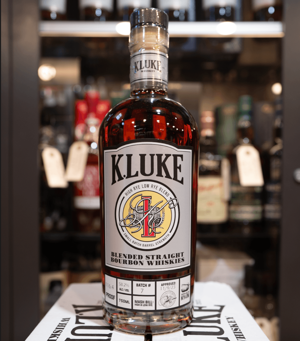 K.Luke Barrel Strength Bourbon Batch 7