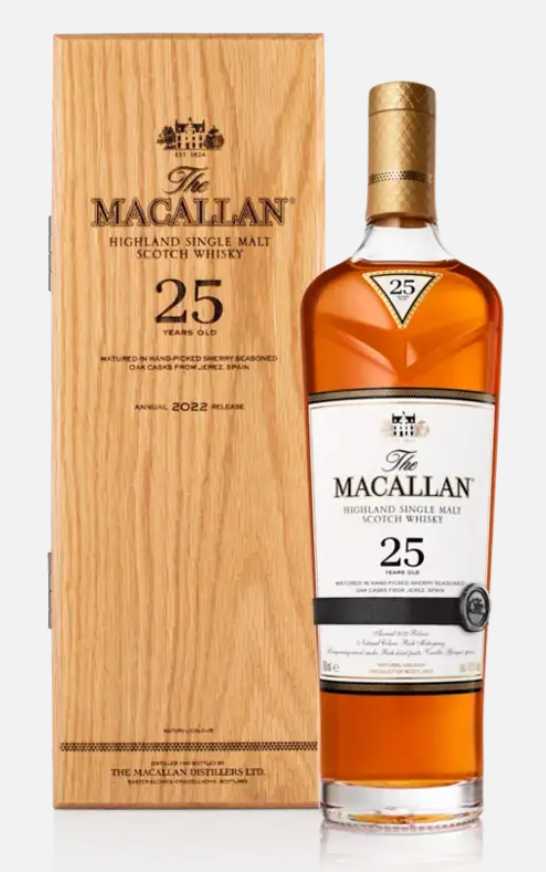Macallan 25 Year Sherry Oak (2022 Release) – The Bourbon Concierge