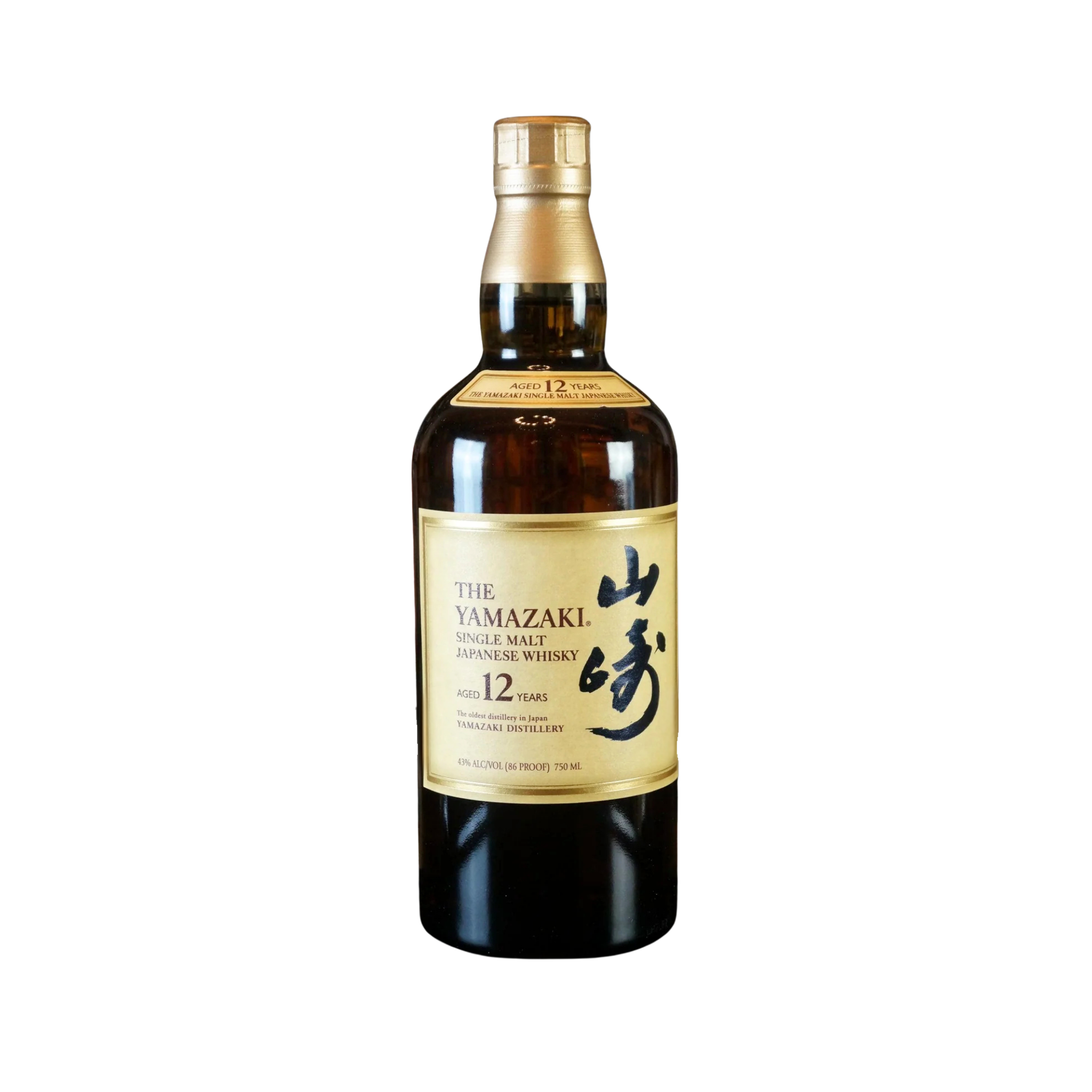 The Yamazaki 12 Years Japanese Single Malt Whisky 750mL