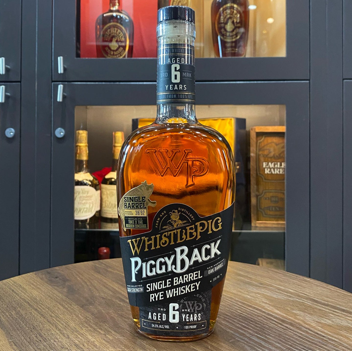 WhistlePig Piggyback Rye Single Barrel 38792 Cask Strength r/Bourbon Single Barrel Selection