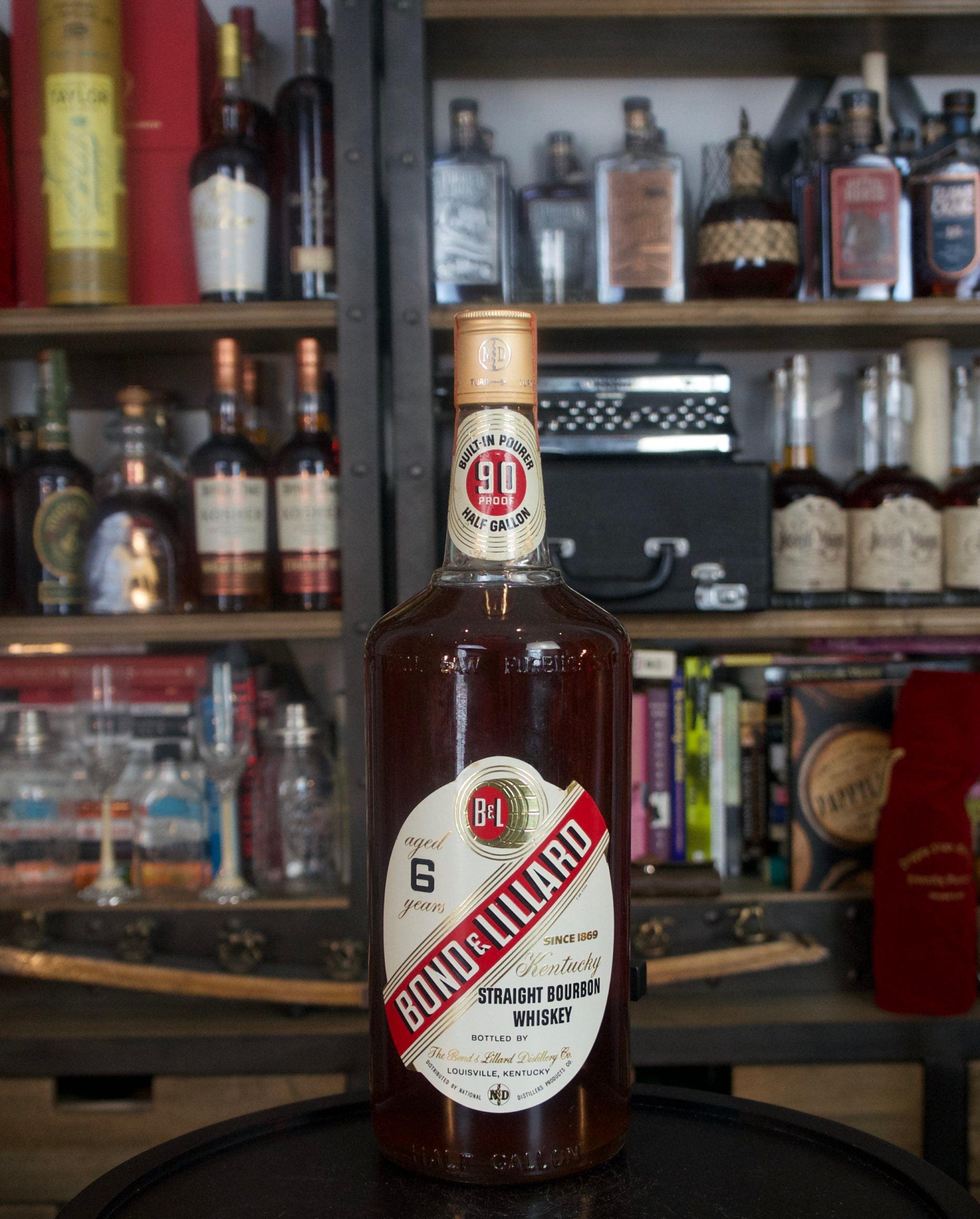 The Bond and Lillard 90 Proof (1960s) 1/2 Gallon – The Bourbon