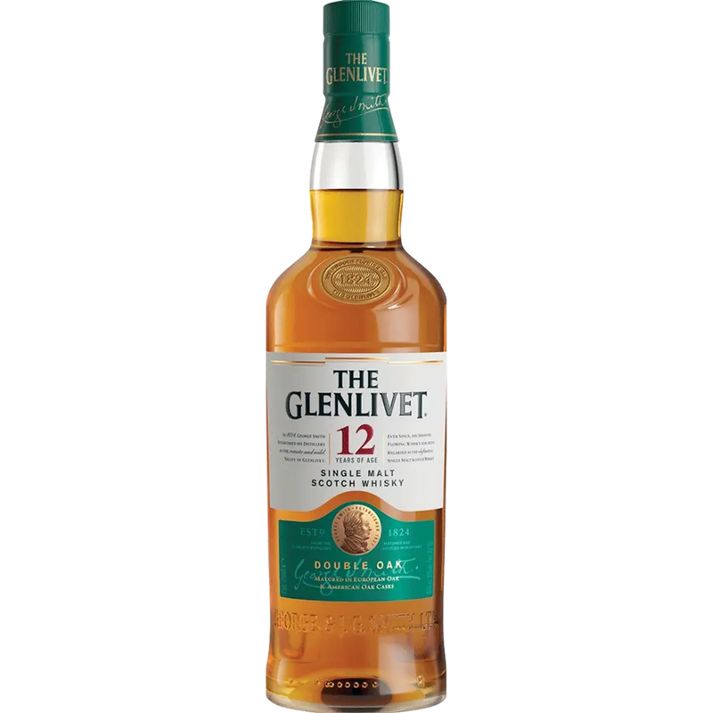 Glenlivet 12 year single malt scotch