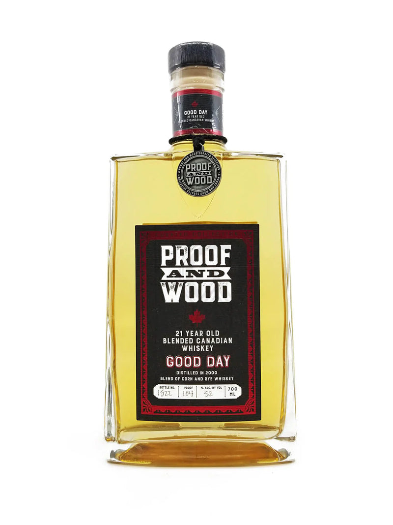 Proof & Wood Good Day 21 Year Old Canadian Whiskey