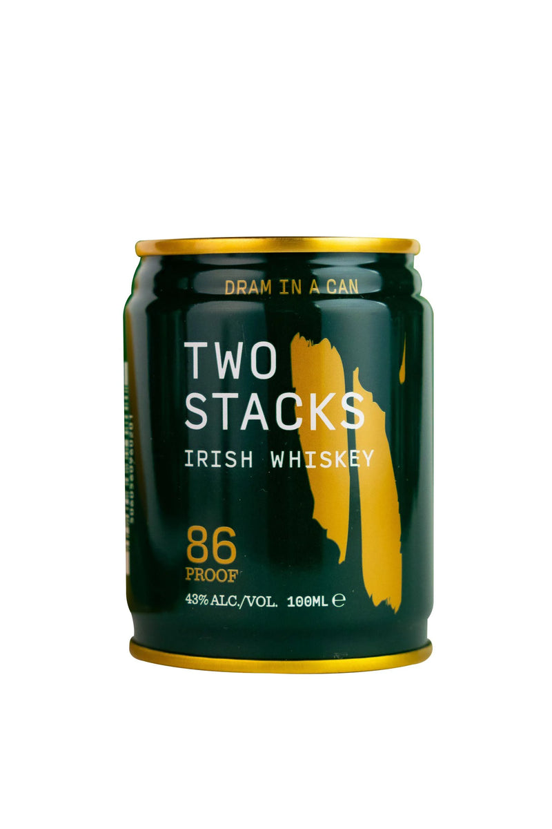 Two Stacks "Dram in a Can" Irish Whiskey - 100mL
