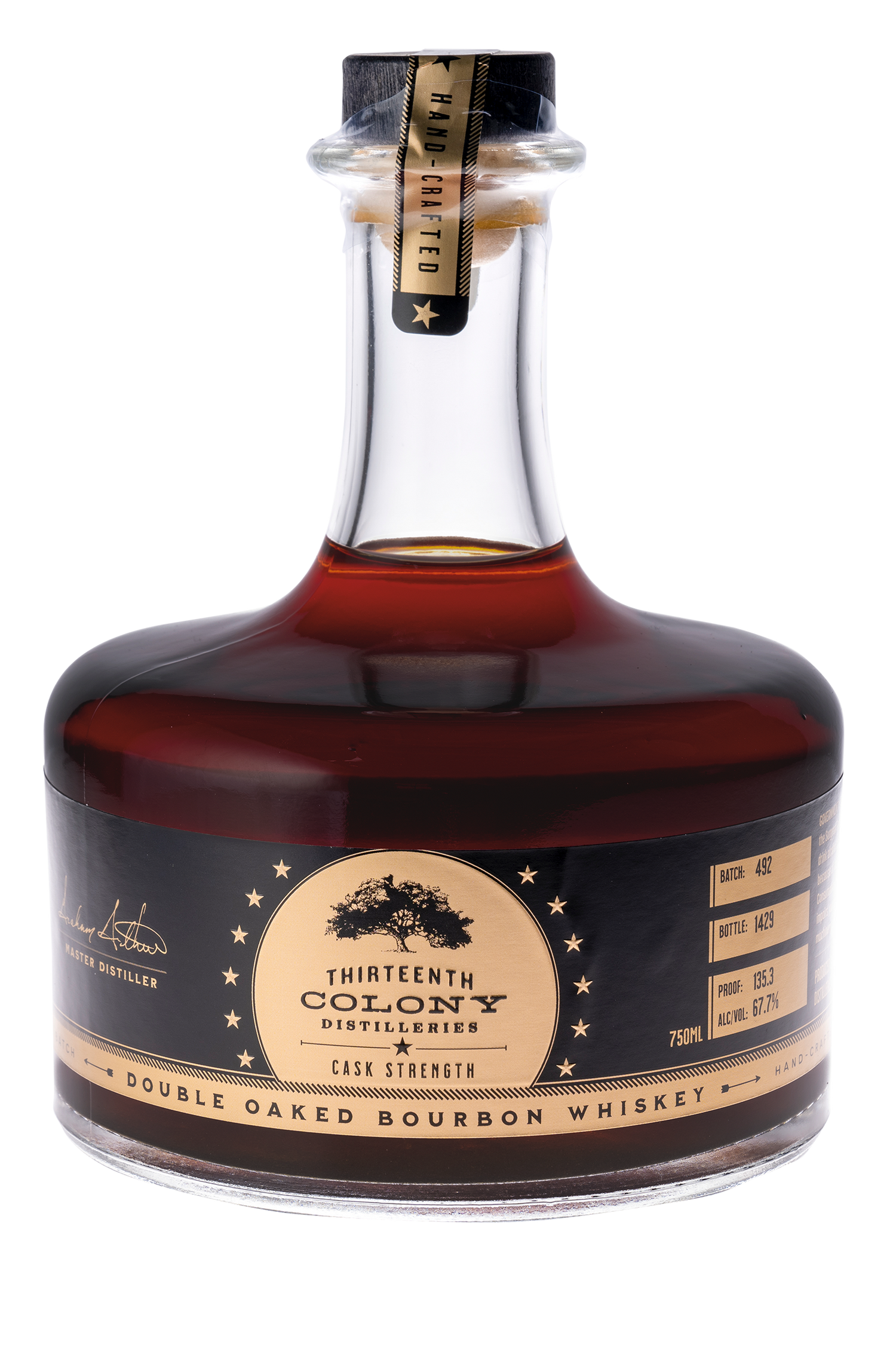 Thirteenth Colony Cask Strength Double Oaked Bourbon 2024