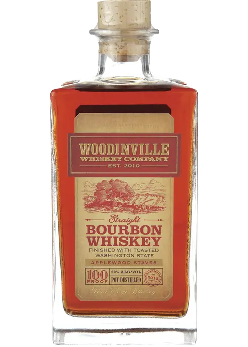 Woodinville Straight Bourbon Whiskey Finished with Toasted Applewood Staves