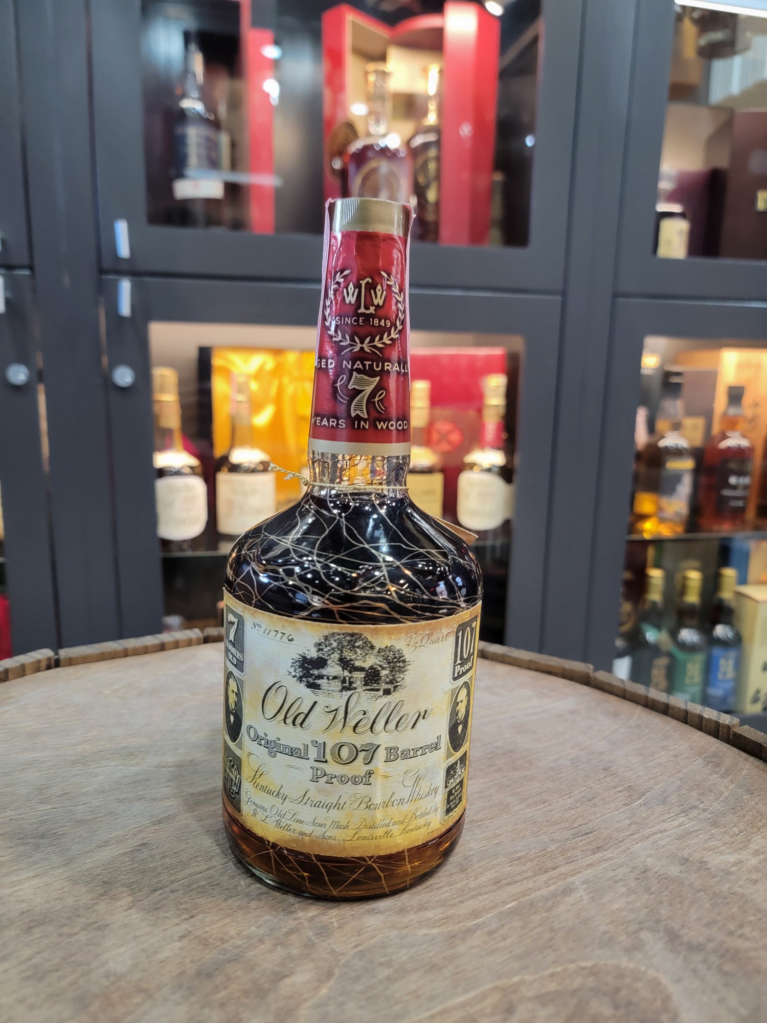 Old Weller Antique 107 Stitzel Weller 1970s