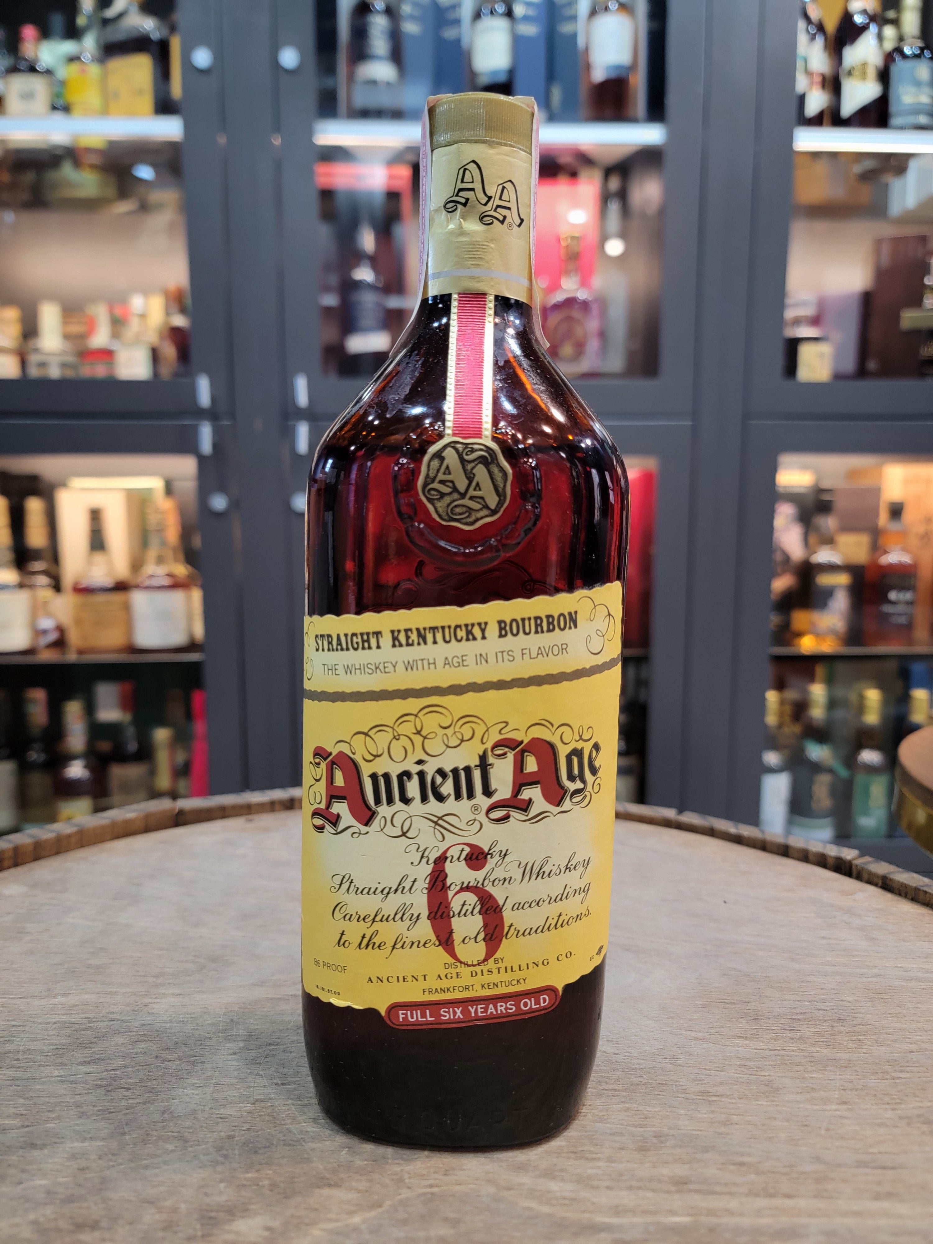 Ancient Age 6 Year Straight Kentucky Bourbon (1960s) – The Bourbon