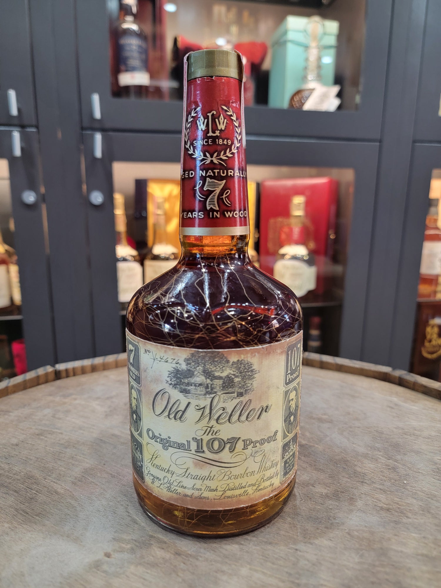 Old Weller Antique 107 Stitzel Weller 1970s
