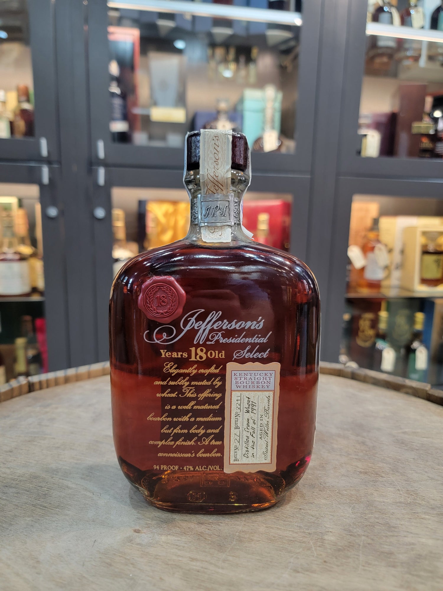 Jefferson's Presidential Select 18 Year - Ukraine Export