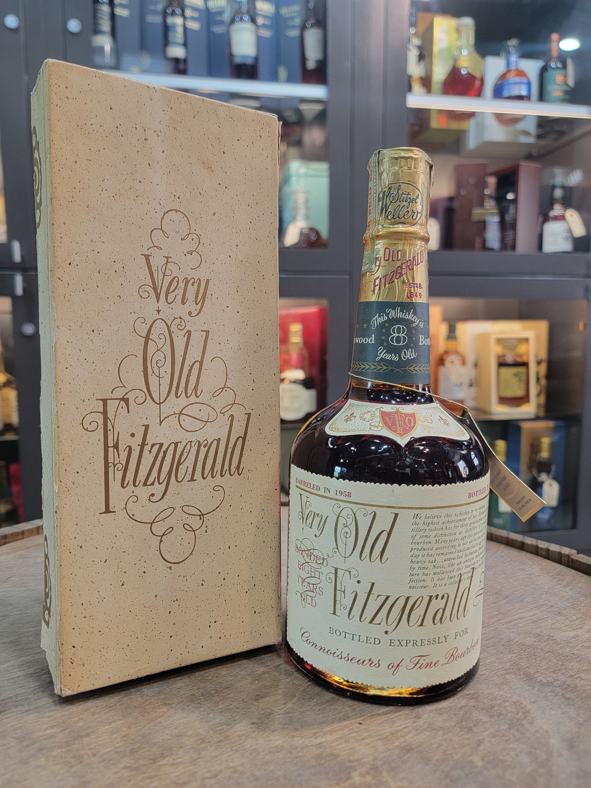 Very Old Fitzgerald 8 Year - 1958-1966 4/5 Quart