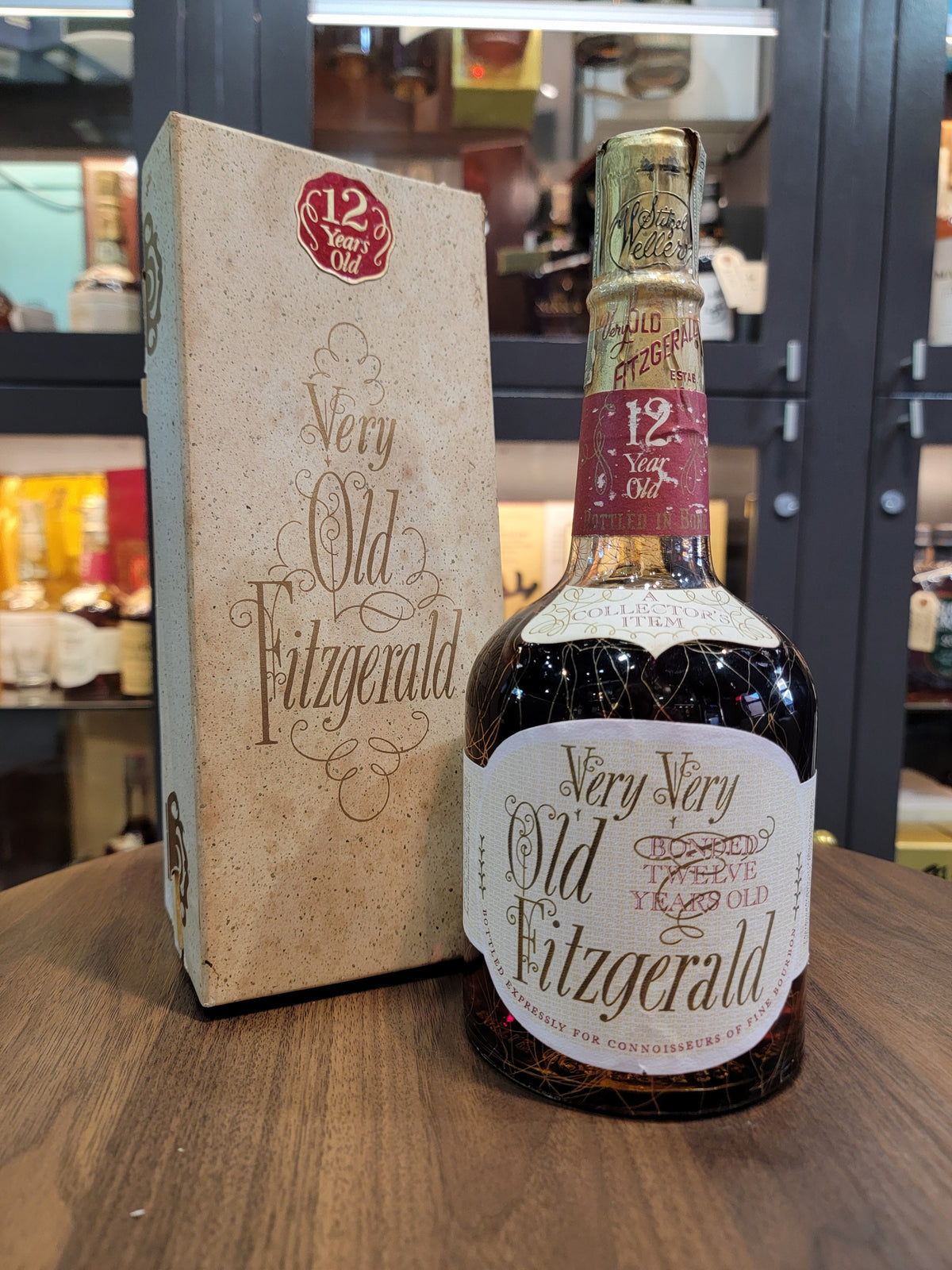 Very Very Old Fitzgerald 12 Year Bottled In Bond 100pf - 1952 - 1965