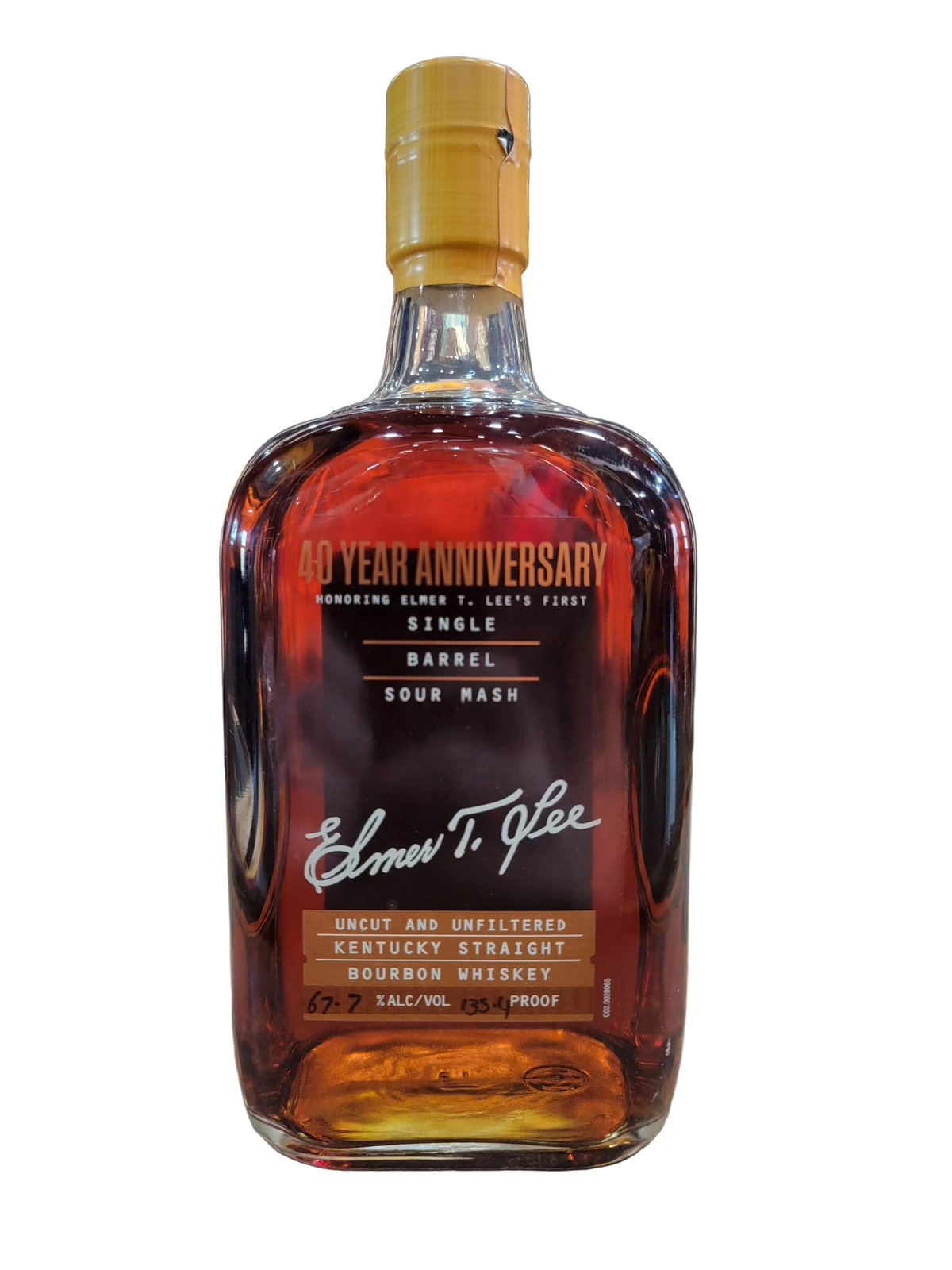 Elmer T Lee 40th Anniversary - Uncut and Unfiltered (135.4 Proof)