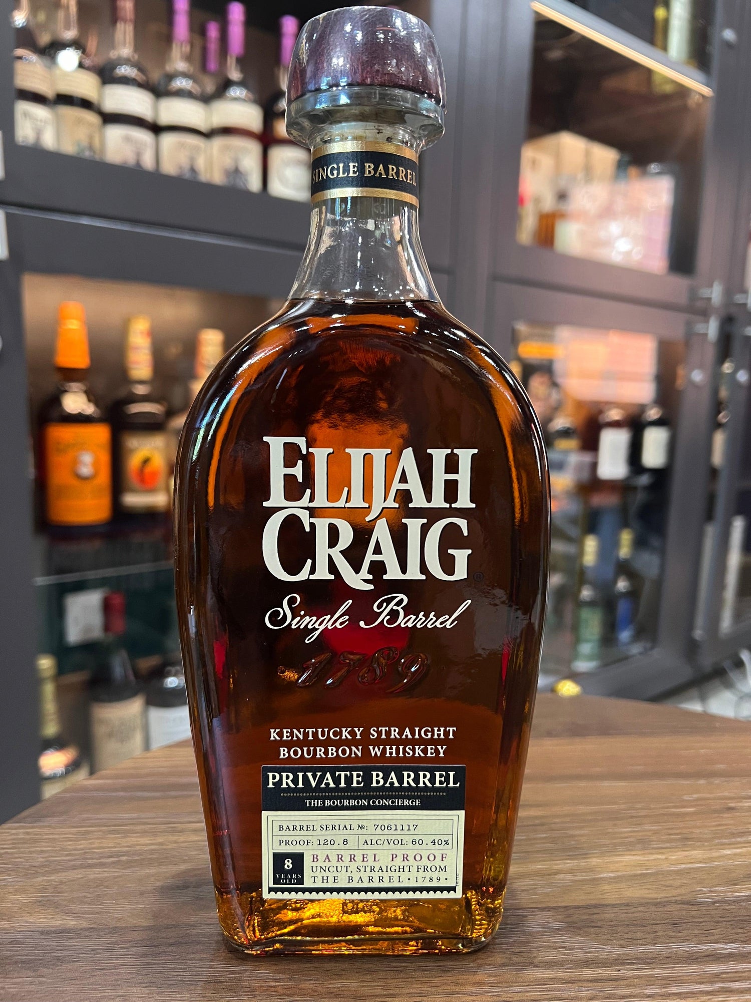 Elijah Craig Barrel Proof - Bourbon Concierge Single Barrel - 120.8pf