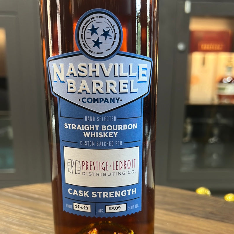 Nashville Barrel Company - Cask Strength Bourbon Whiskey - Prestige Bottling