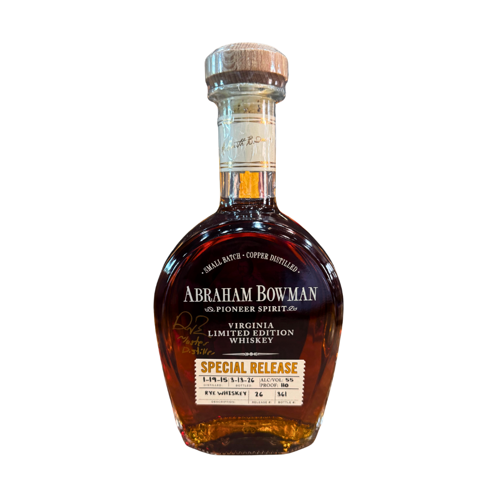 Abraham Bowman Release No. 26 | Special Release Rye Whiskey