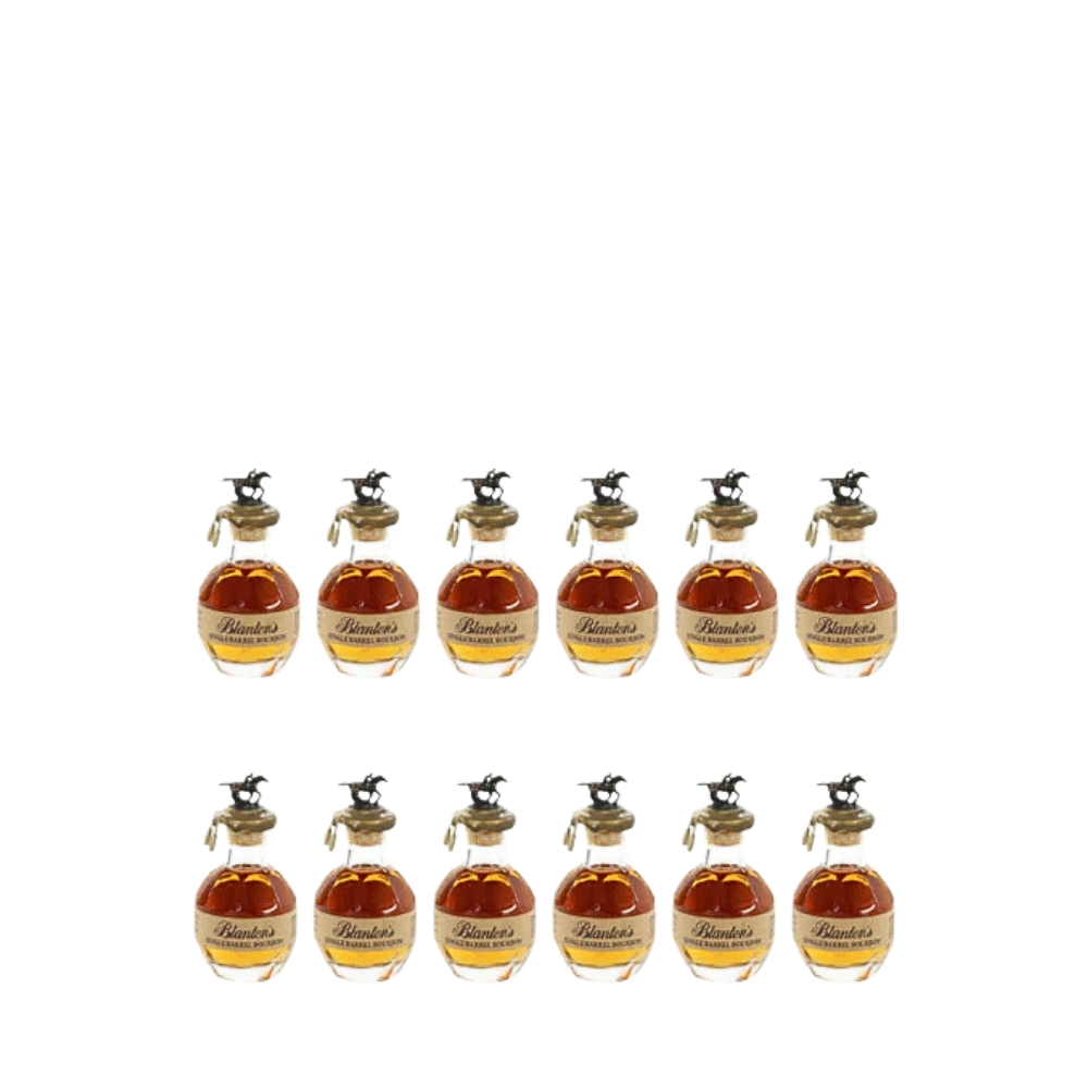 Blanton's Miniature Bourbon 50ml - 12 Bottle Bundle