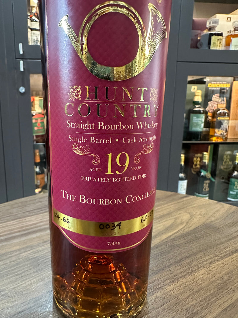 Hunt Country 19 Year Single Barrel Bourbon - The Bourbon Concierge Private Selection 0034