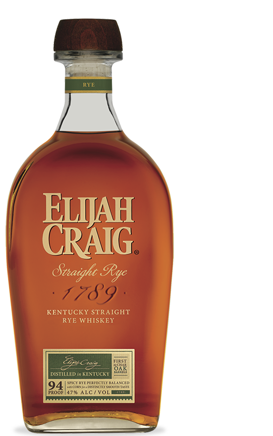 Elijah Craig Straight Rye Whiskey