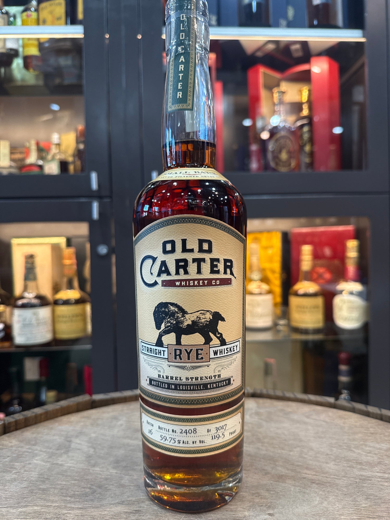 Old Carter Small Batch Rye 