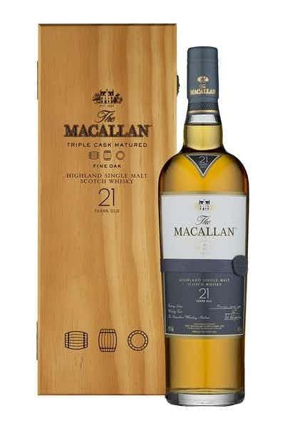 Macallan Fine Oak Scotch Single Malt 21 Year