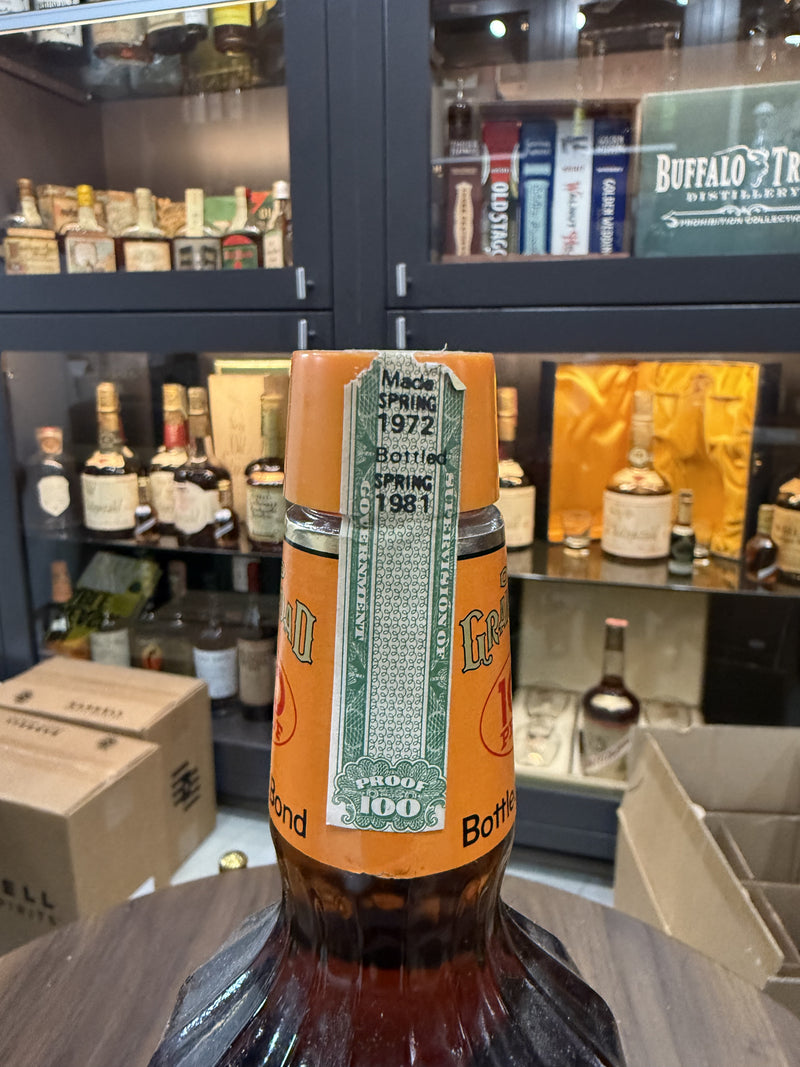 Old Grand Dad bottled in bond 1972-1981