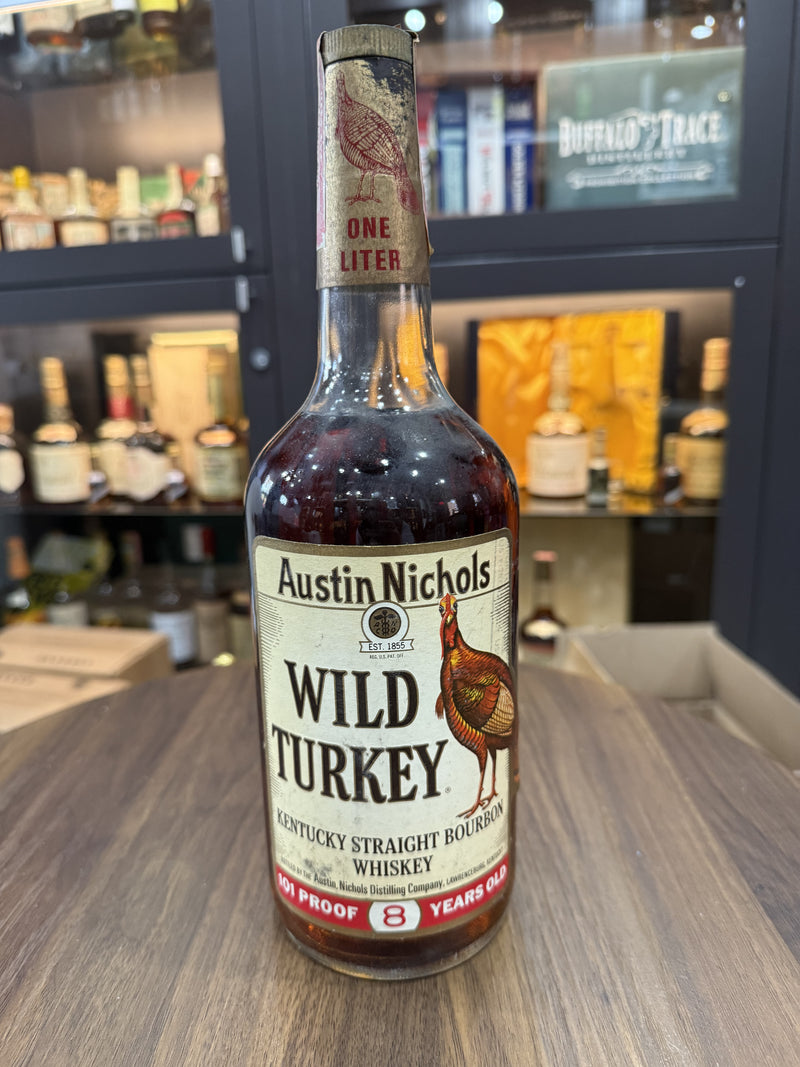 Wild Turkey 8 year 101 proof - 1979 - Liter