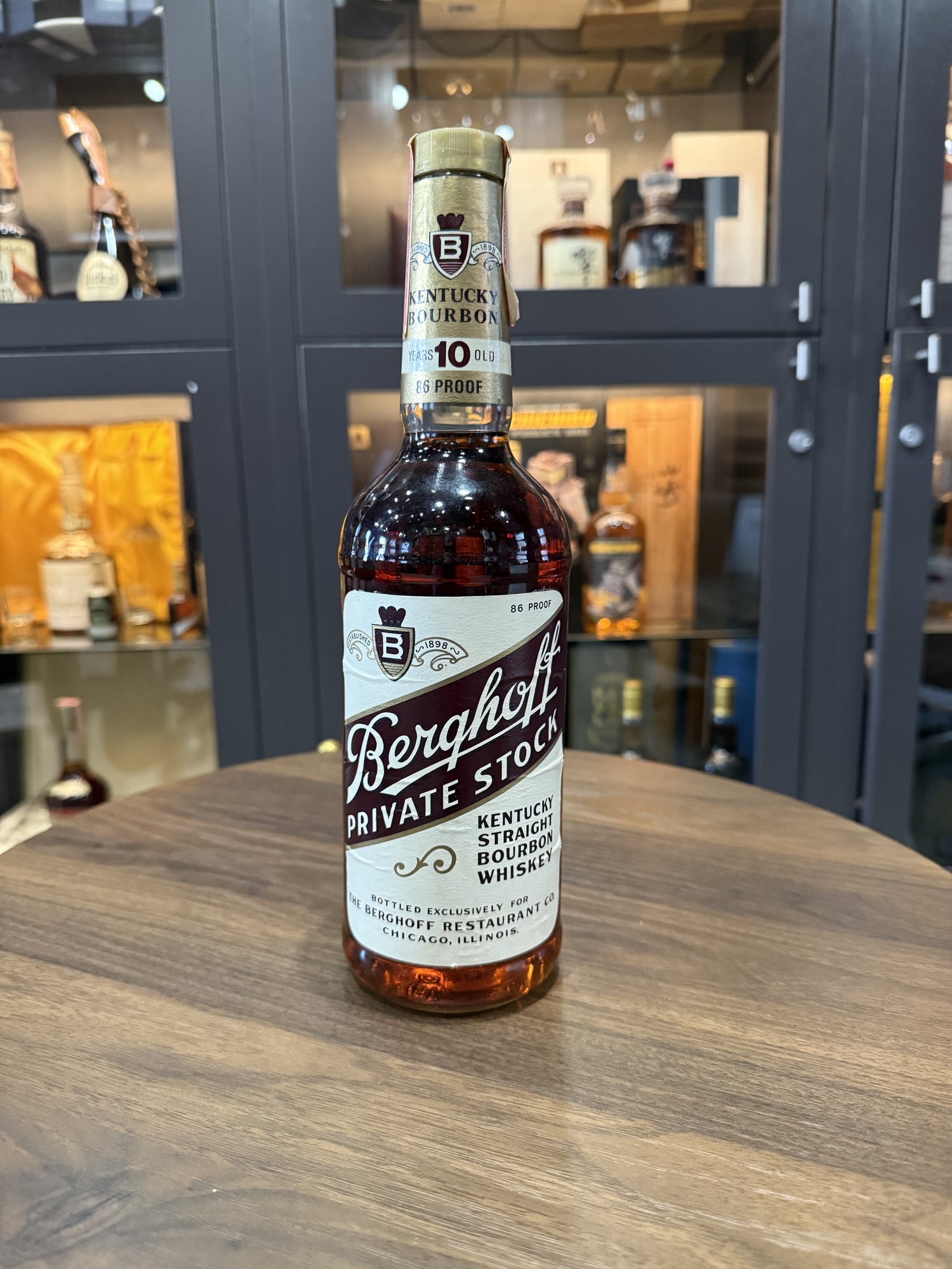 Berghoff 10 Year 'Private Stock' Bourbon 86pf