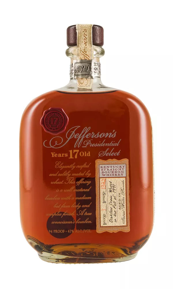 Jefferson's Presidential Select 17 Year Bourbon - Batch 1