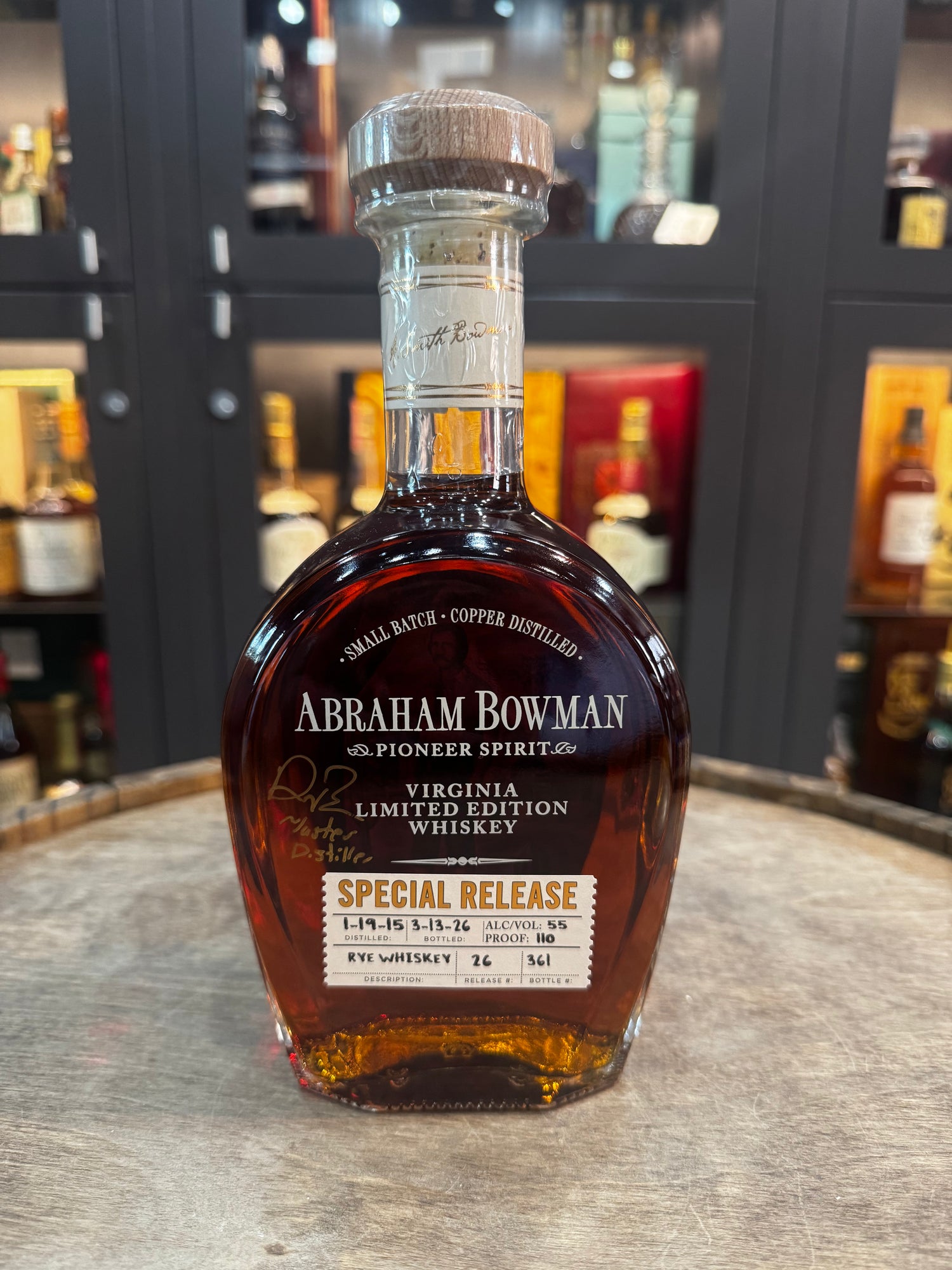 Abraham Bowman Release No. 26 | Special Release Rye Whiskey
