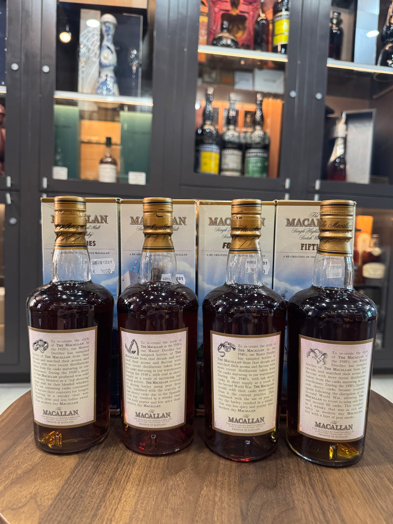 Macallan Decades Set | Twenties, Thirties, Forties & Fifties (4 Bottles x 500ml)