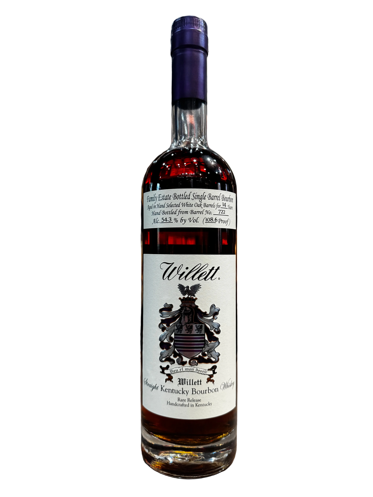 Willett Family Estate "Purple Top" 14 Year Bourbon ("Phone Home")