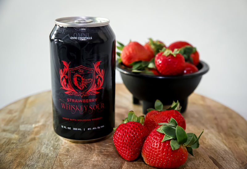 Omni Cocktails - Strawberry Whiskey Sour - 24 Cans