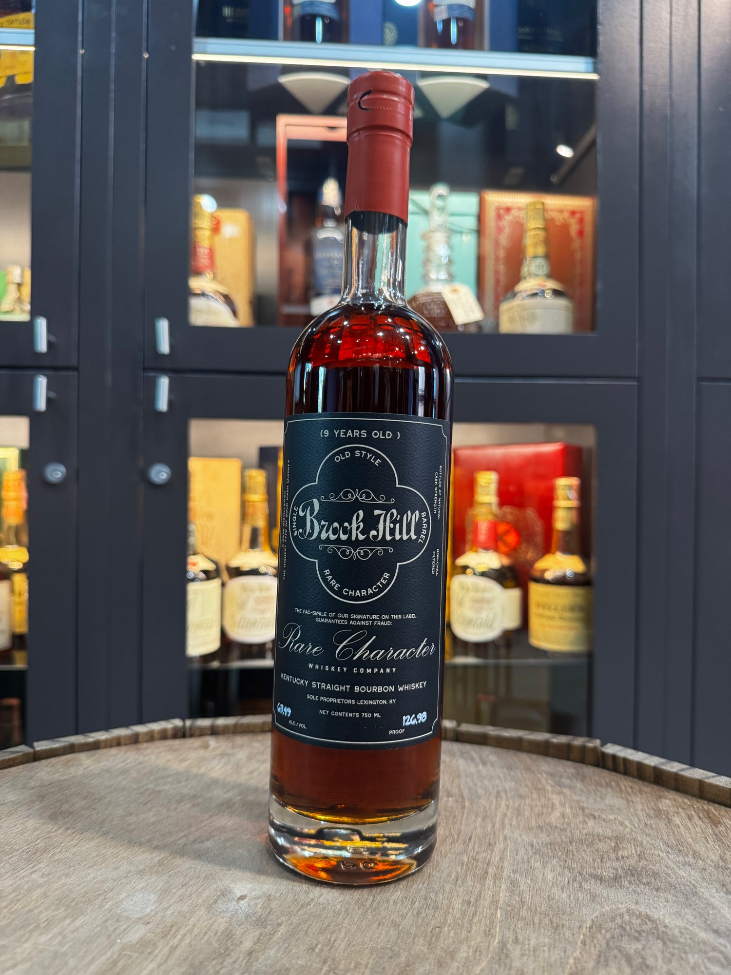 Rare Character Brook Hill 9 Year "Bonaire" KY Straight Bourbon 126.98 Proof