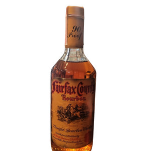 Fairfax County Bourbon 90 Proof- 1980’s Vintage Bowman Distillery