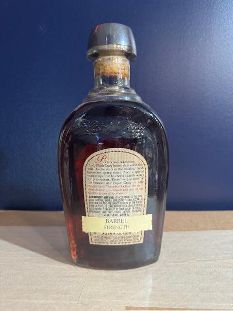 Elijah Craig Barrel Proof - Old Squat Bottle - 129.7 Proof - SIGNED