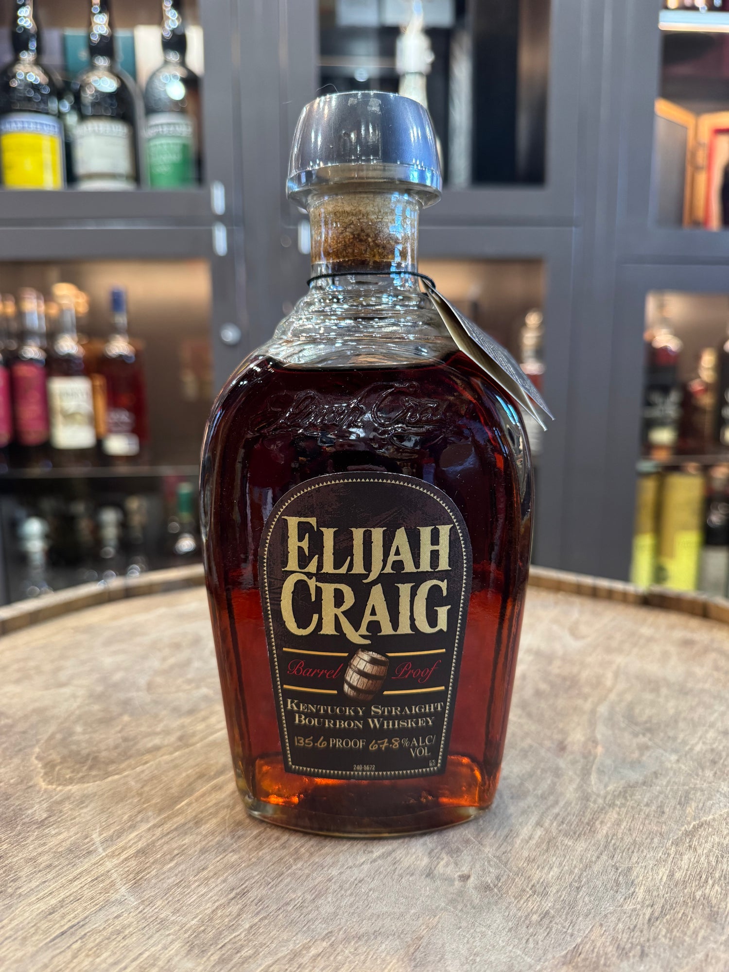 Elijah Craig Barrel Proof - Old Squat Bottle - 135.6 Proof - Batch 9