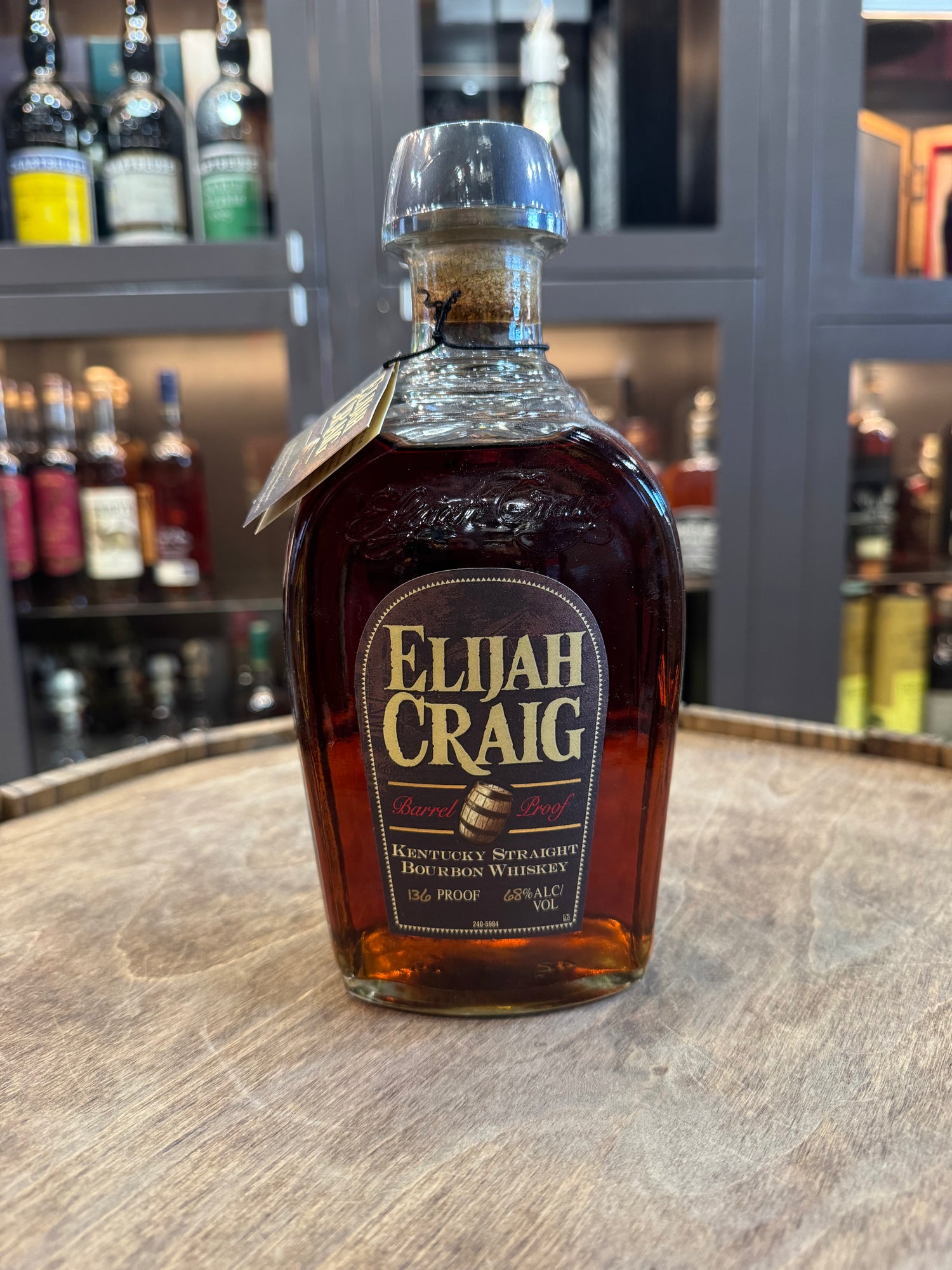 Elijah Craig Barrel Proof - Old Squat Bottle - 136 Proof - Batch 12
