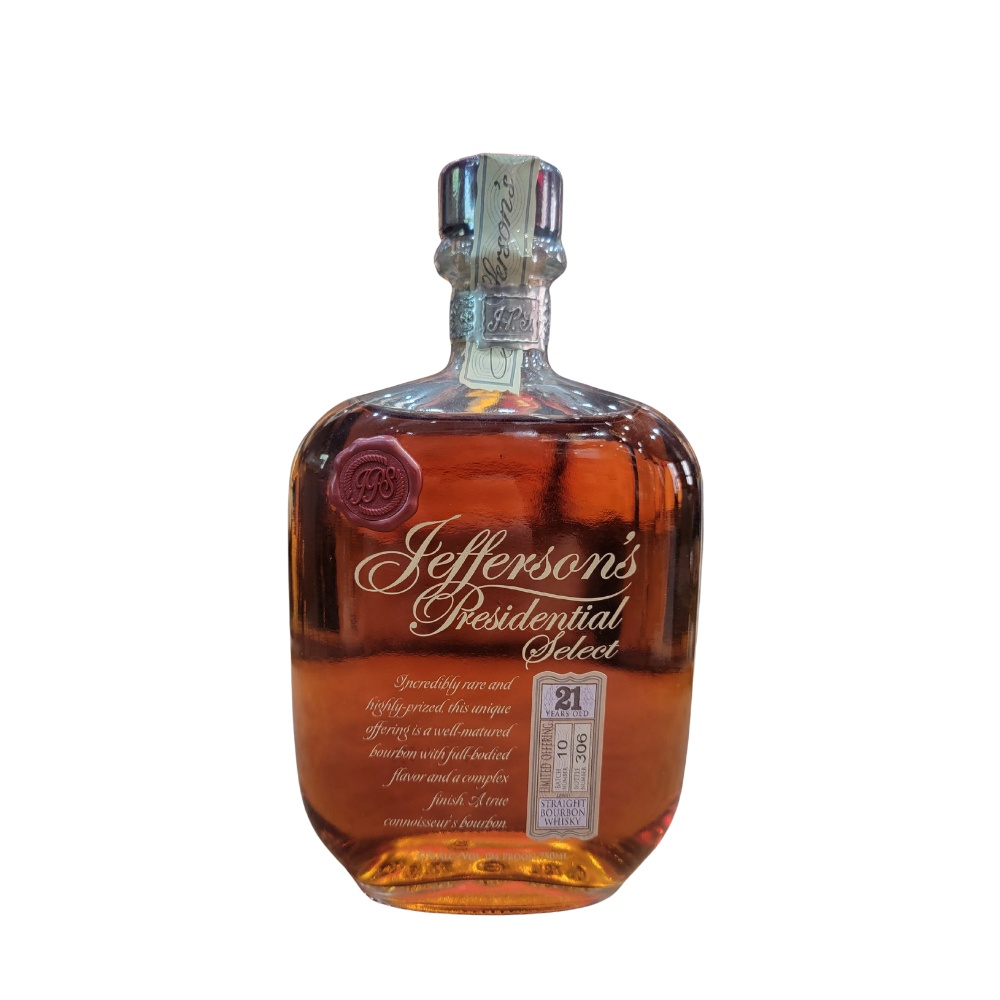 Jefferson's Presidential Select 21 Year Bourbon - Batch 10