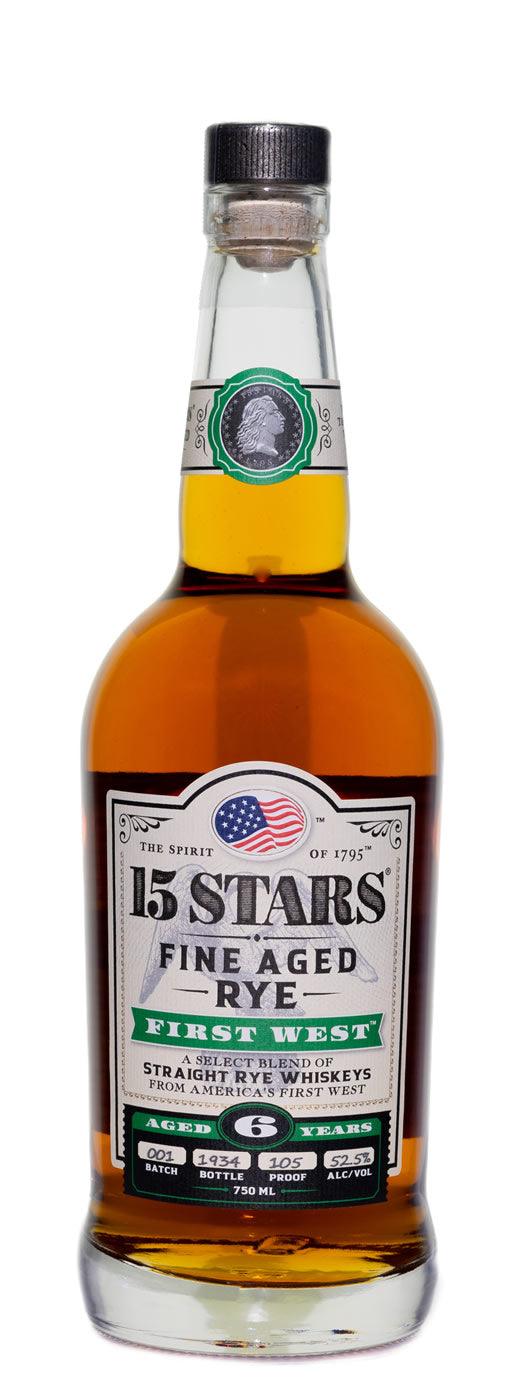 15 Stars First West Straight Rye Whiskey