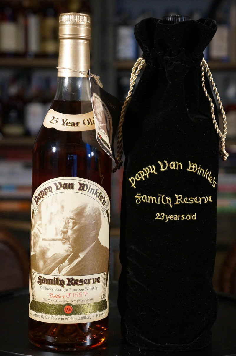 Pappy Van Winkle 23 Year limited edition bourbon