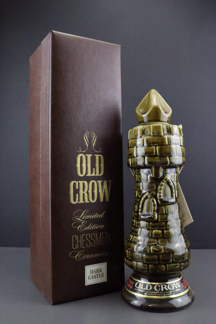 Old Crow Chessmen Dark Castle 86 Proof (1969) 4/5 Quart
